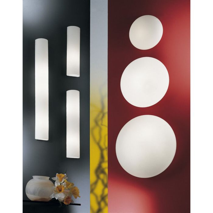 Vit spegelbelysning glas, Castel