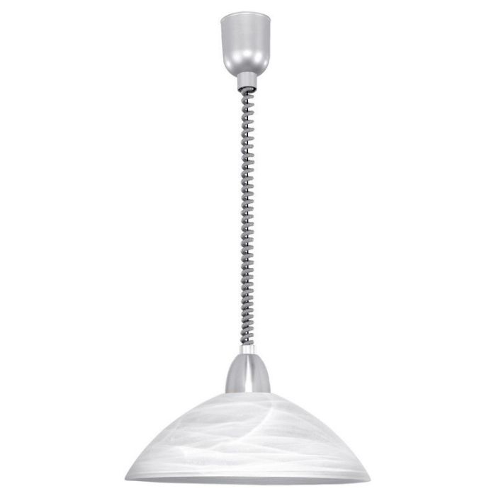 Vit klassisk fönsterlampa glas, Brandon