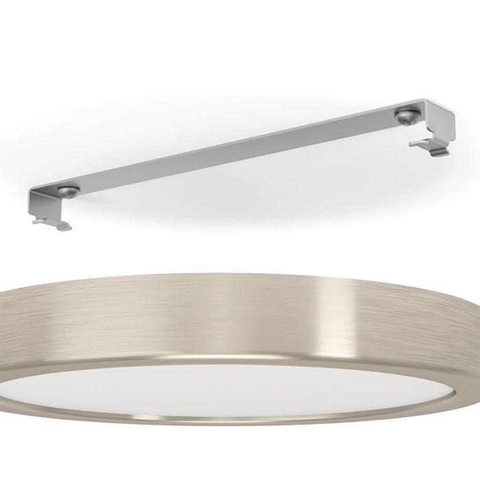 Nickel plafond stål, Geraldo, 17W, 3000K LED