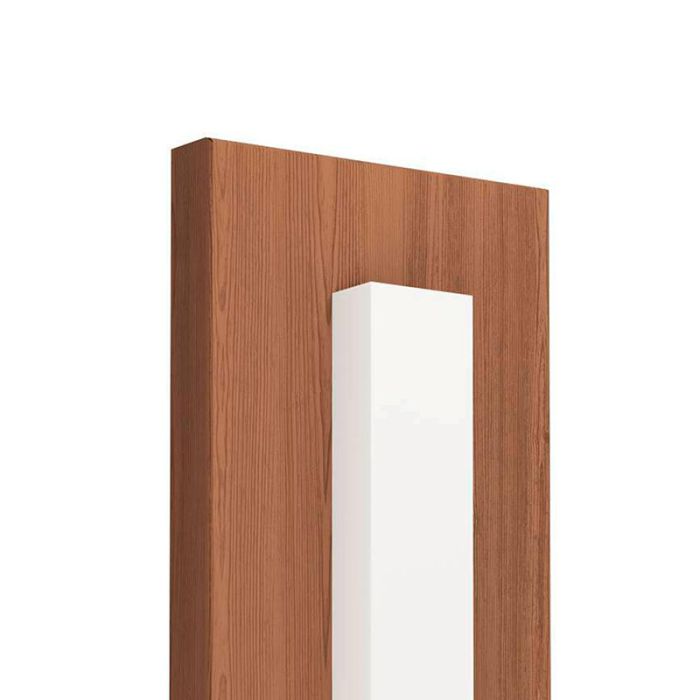 Brun modern utelampa aluminium, Bernardo, 7W, 3000K LED, IP44
