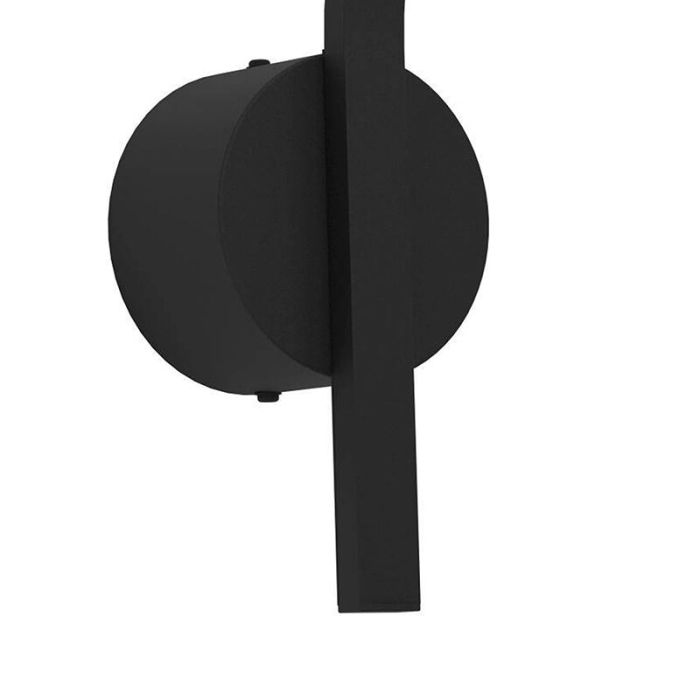 Svart modern utelampa aluminium, Rutger, 11W, 3000K LED, IP54