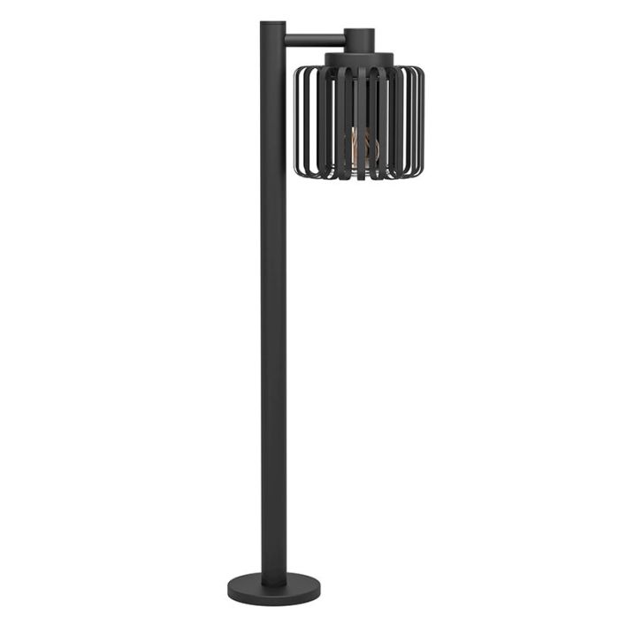 Svart industri utelampa aluminium, Rebecca, IP65