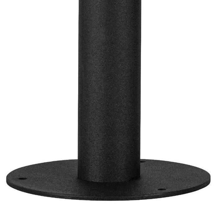 Svart utelampa stål, Cindy, IP65