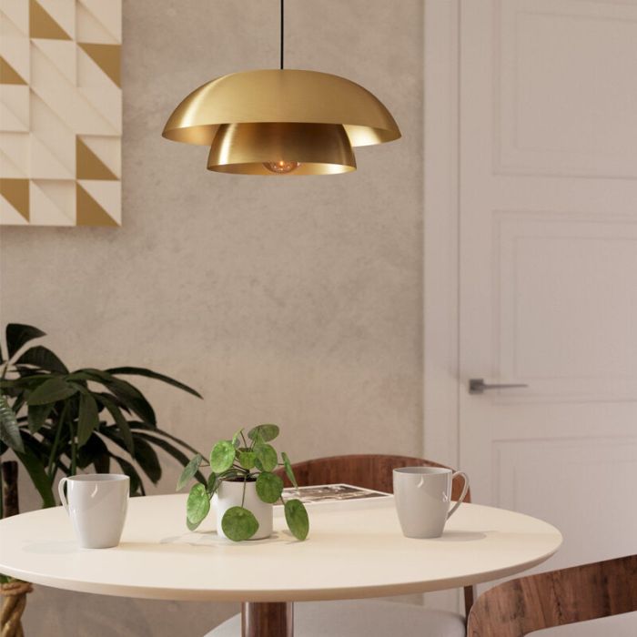 Guld modern fönsterlampa stål, Chuck