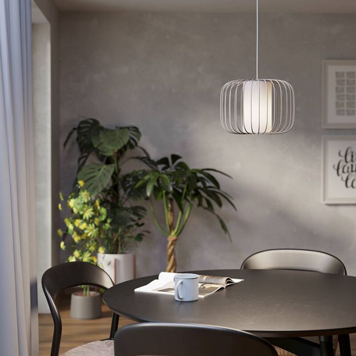 Beige industri fönsterlampa aluminium, Safira