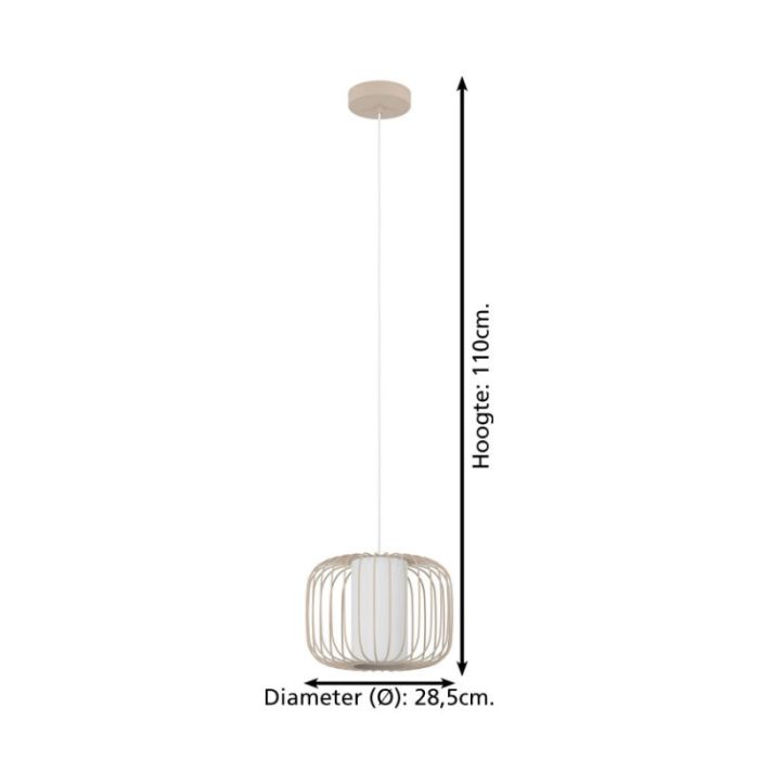 Beige industri fönsterlampa aluminium, Safira