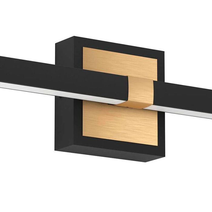 Mässing modern badrumslampa vägg stål, Natasha, 11W, 3000K LED, IP44