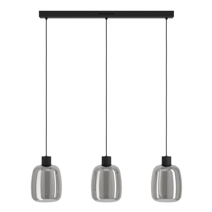 Svart modern smart fönsterlampa glas, Tamika, 3,7W, RGBW LED