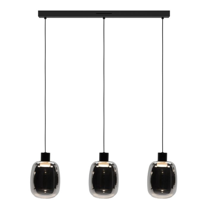 Svart modern smart fönsterlampa glas, Tamika, 3,7W, RGBW LED