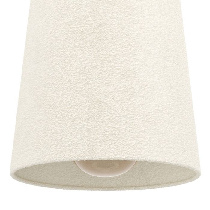 Svart modern fönsterlampa tyg, Siham