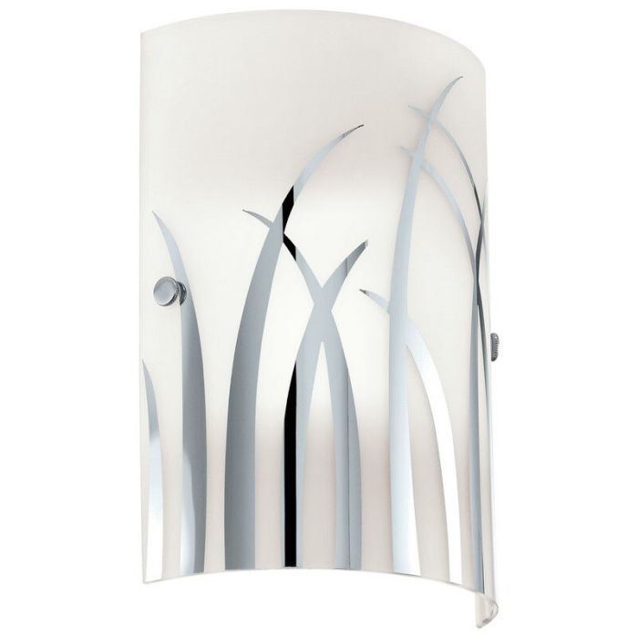 Vit design vägglampa glas, Ilyas