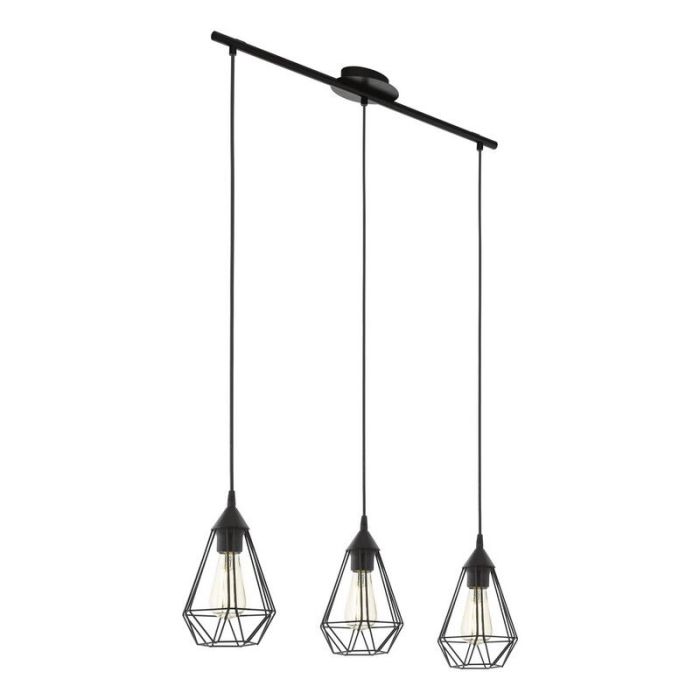 Svart industri fönsterlampa metall, Costel