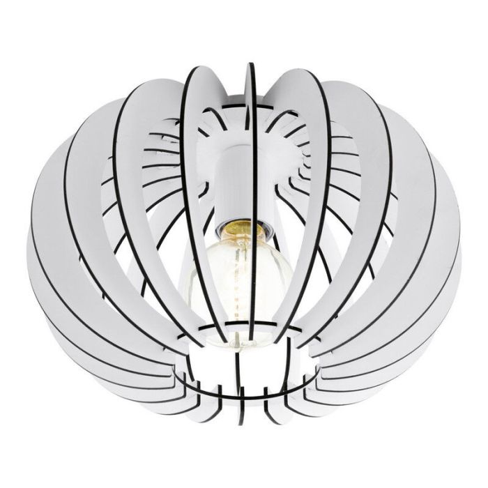 Vit design taklampa trä, Kiran