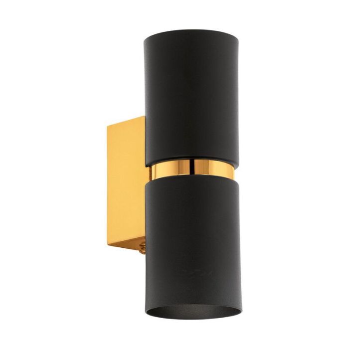 Guld design up down vägglampa metall, Annely