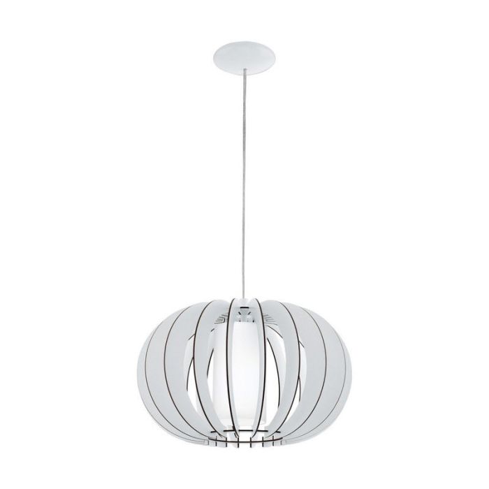 Vit rustik fönsterlampa trä, Kiran