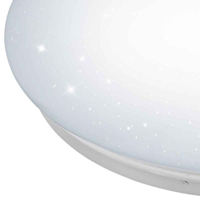 Vit taklampa plast, Barbera, 30W, varm till kall vit justerbar LED