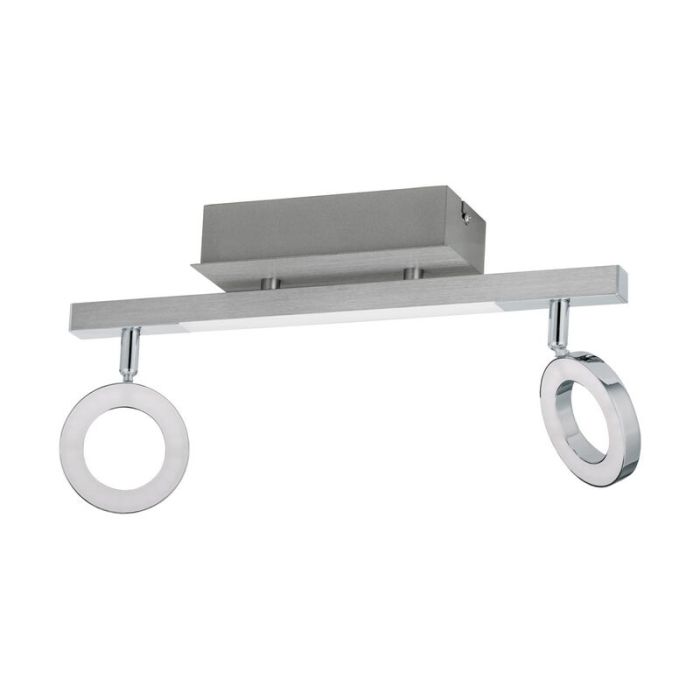 Krom modern spotlight tak aluminium, Madelinde, 3W, 3000K LED