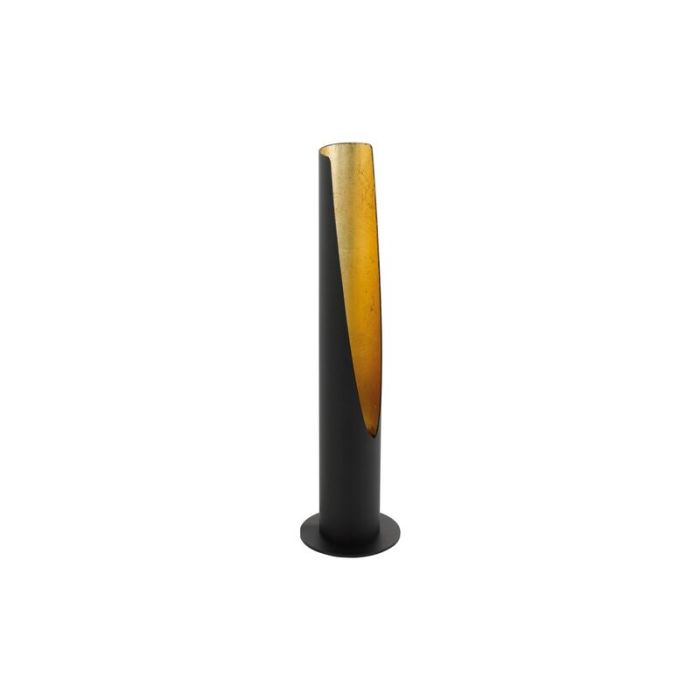 Guld modern bordslampa stål, Aloysius, med brytare