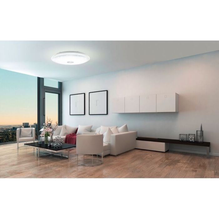 Transparent plafond stål, Dunya, 80W, justerbar ljusfärg LED