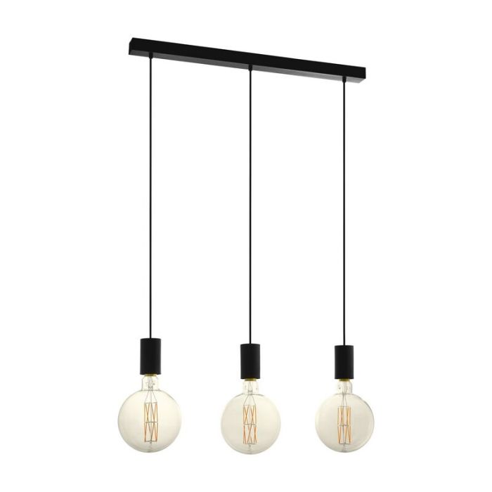 Svart fönsterlampa stål, Samed