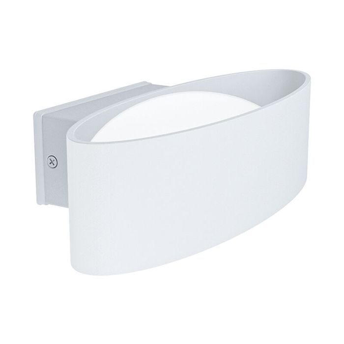 Vit modern utelampa aluminium, Kawita, 10W, 3000K LED, IP44