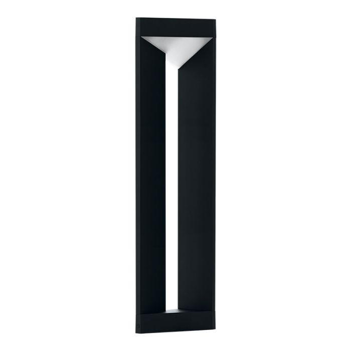 Svart modern utelampa aluminium, Lyke, 10W, 3000K LED, IP54