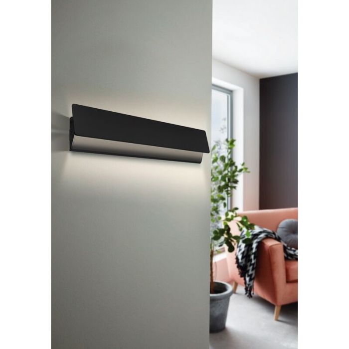 Vit modern vägglampa aluminium, Zion, 12W, 3000K LED