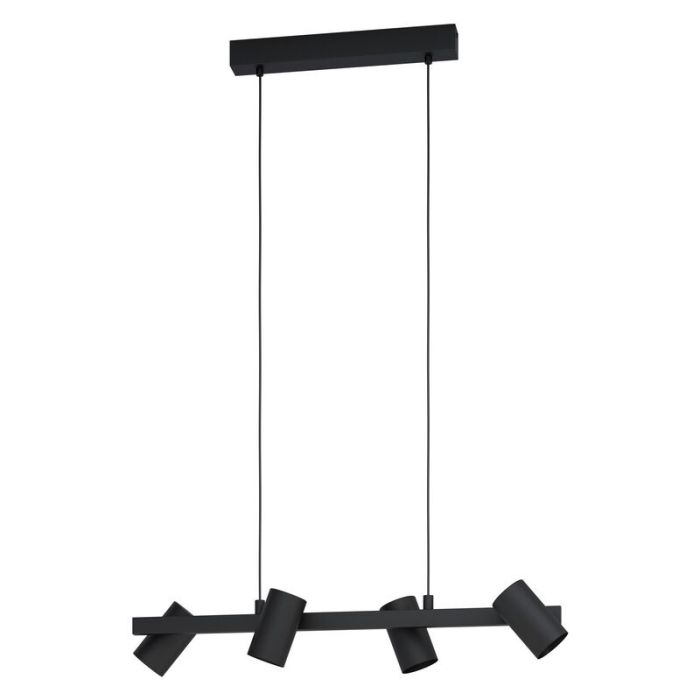 Svart modern fönsterlampa stål, Patrice