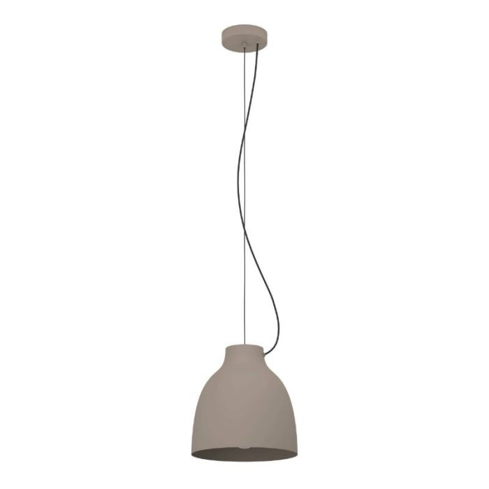 Taupe industri fönsterlampa aluminium, Thijs