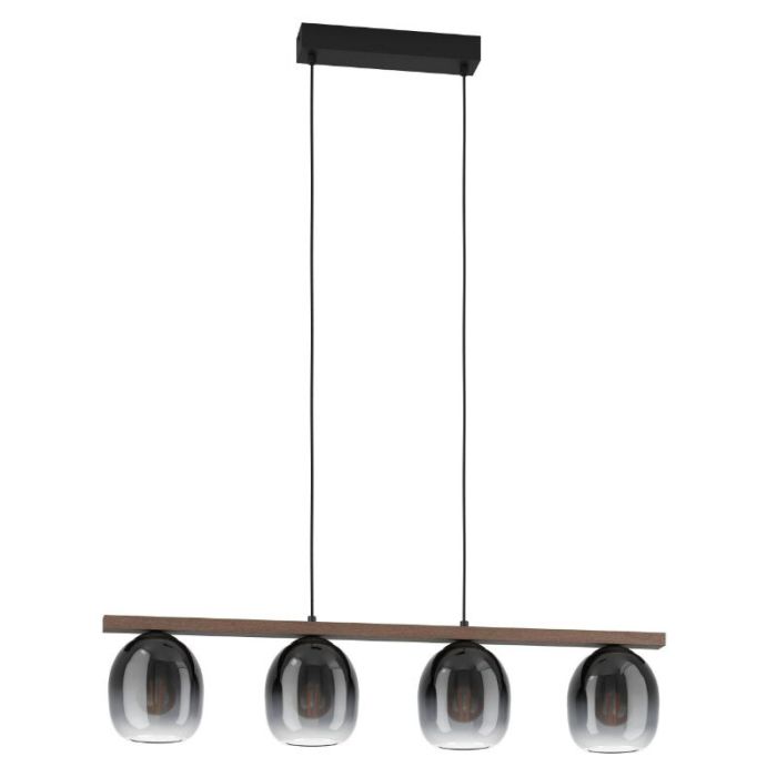 Brun design fönsterlampa aluminium, Frida