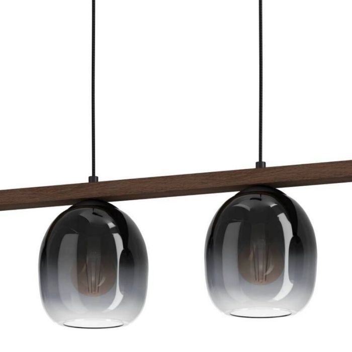 Brun design fönsterlampa aluminium, Frida
