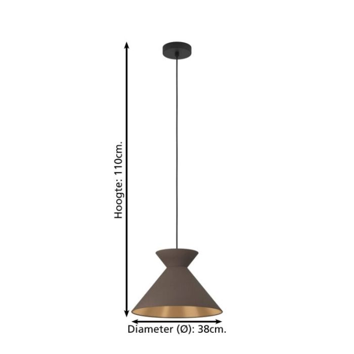 Svart industri fönsterlampa tyg, Jasmine