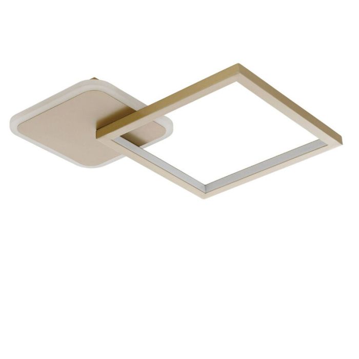 Guld modern taklampa aluminium, Sivan, 15W, varm till kall vit justerbar LED, 3 stegs dimmer