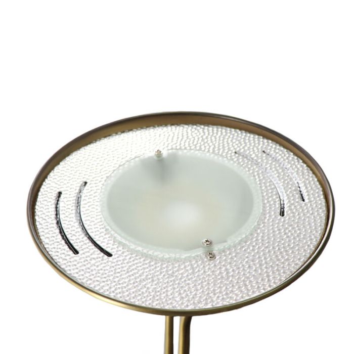 Modern läslampa golv mässing, Salvador, 18W, 3000K LED, med brytare