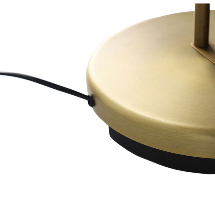 Modern läslampa golv mässing, Salvador, 18W, 3000K LED, med brytare