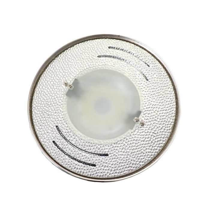 Modern läslampa golv nickel, Salvador, 18W, 3000K LED, med brytare