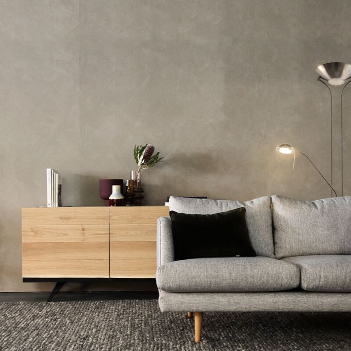 Modern läslampa golv nickel, Salvador, 18W, 3000K LED, med brytare