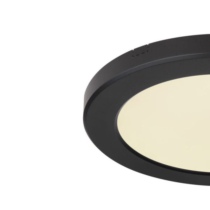 Svart plafond plast, Cage, 18W, justerbar ljusfärg LED