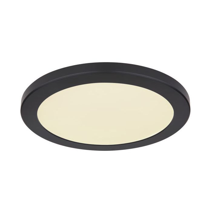 Svart plafond plast, Cage, 24W, justerbar ljusfärg LED
