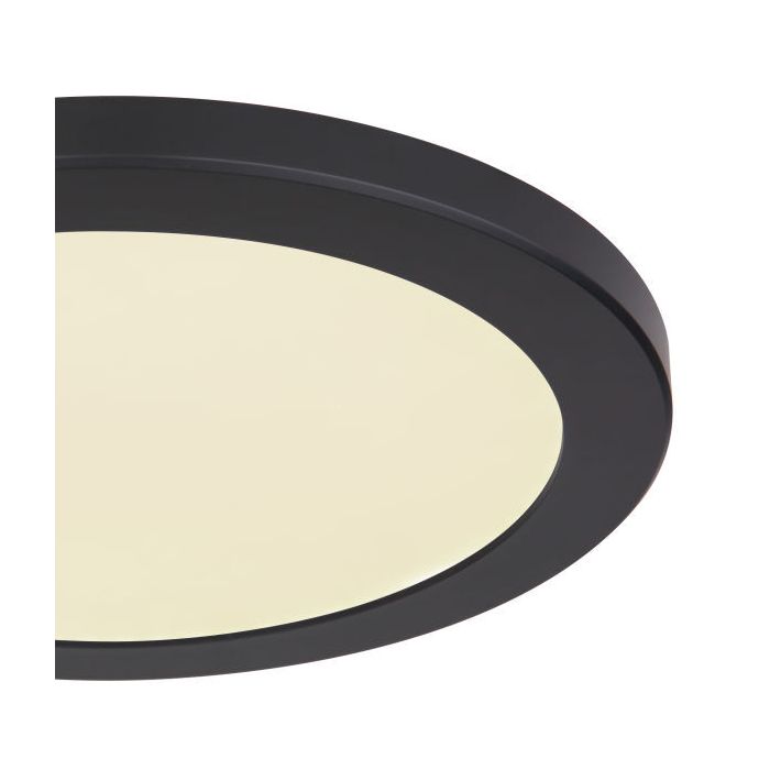 Svart plafond plast, Cage, 24W, justerbar ljusfärg LED