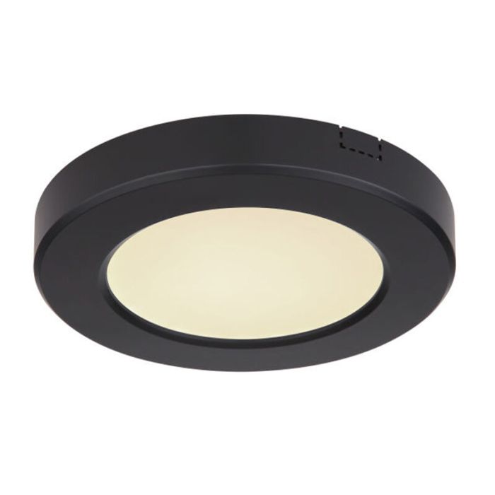 Svart plafond plast, Cage, 6W, justerbar ljusfärg LED