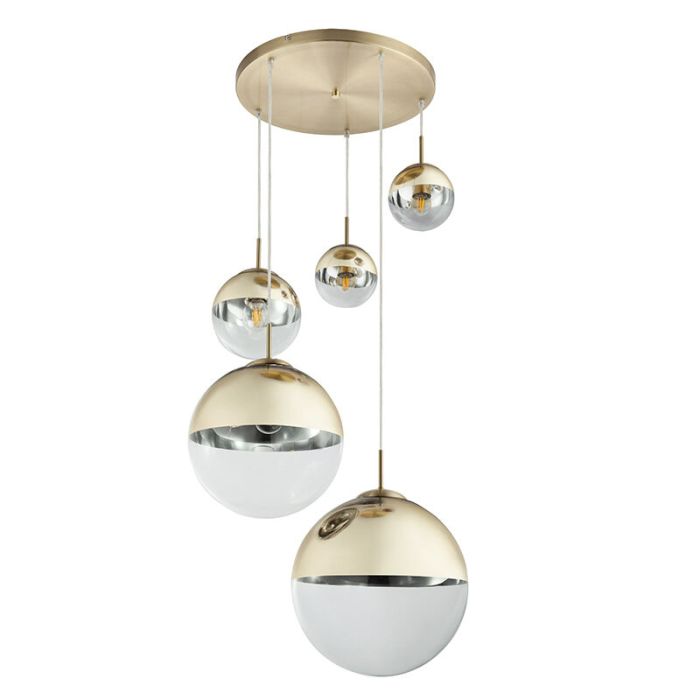 Guld design fönsterlampa glas, Novia