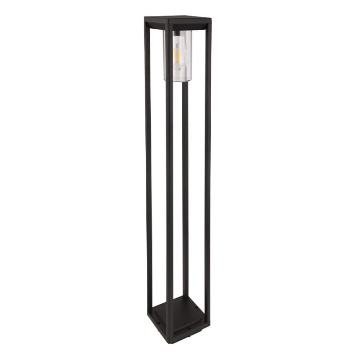 Svart modern utelampa plast, Vildan, IP44