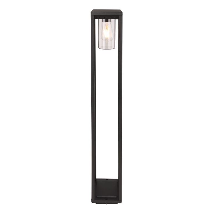 Svart modern utelampa plast, Vildan, IP44
