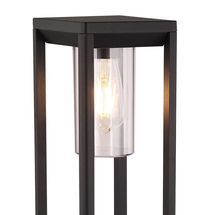 Svart modern utelampa plast, Vildan, IP44