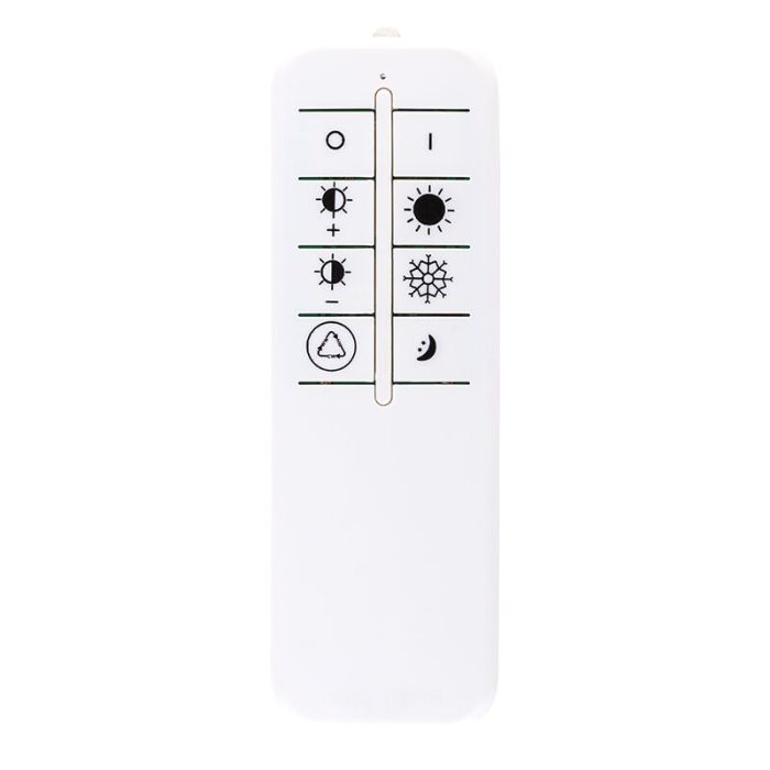 Vit modern smart taklampa metall, Helena, 30W, varm till kall vit justerbar LED