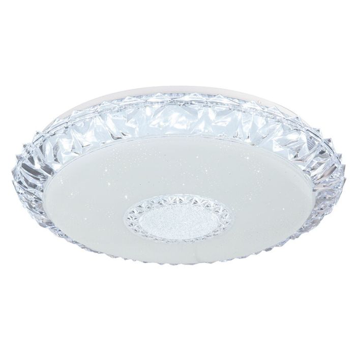 Vit modern smart taklampa metall, Taylan, 40W, varm till kall vit justerbar LED
