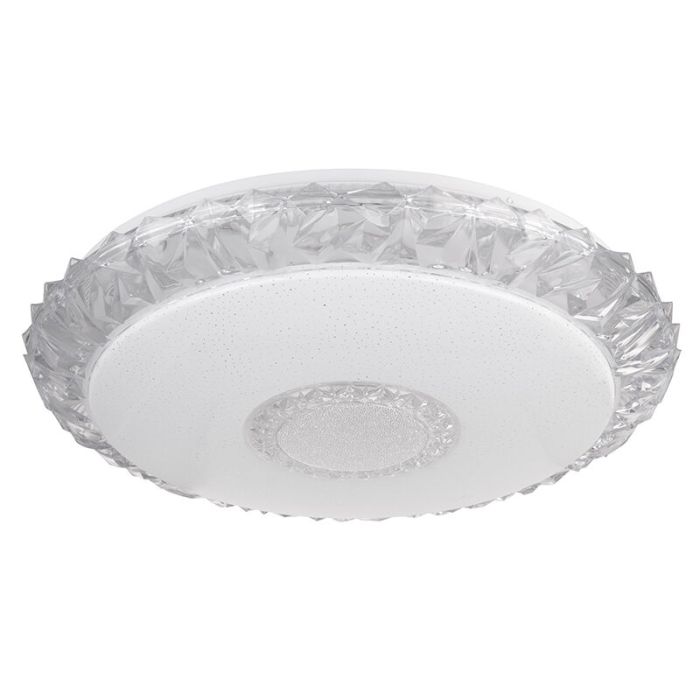 Vit modern smart taklampa metall, Taylan, 40W, varm till kall vit justerbar LED