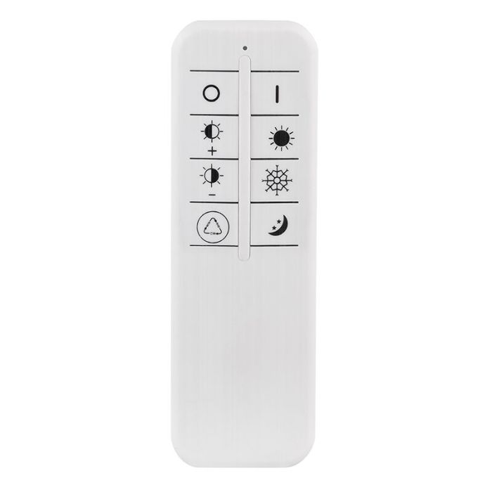 Vit modern smart taklampa metall, Taylan, 40W, varm till kall vit justerbar LED