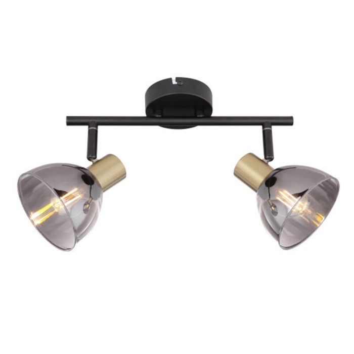Guld modern spotlight tak glas, Arthur